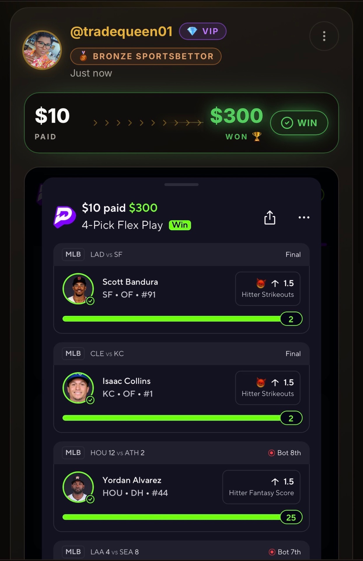 Winning community slip 5